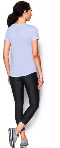 Playera Dama Under Armour Threadborne Streaker 1271517500 Lavanda Liso Ch