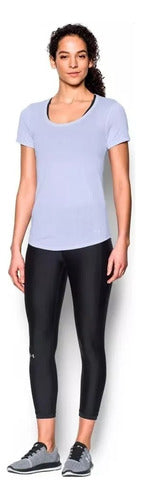 Playera Dama Under Armour Threadborne Streaker 1271517500 Lavanda Liso Ch