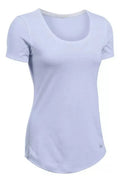 Playera Dama Under Armour Threadborne Streaker 1271517500 Lavanda Liso Ch
