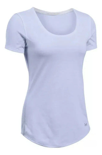 Playera Dama Under Armour Threadborne Streaker 1271517500 Lavanda Liso Ch