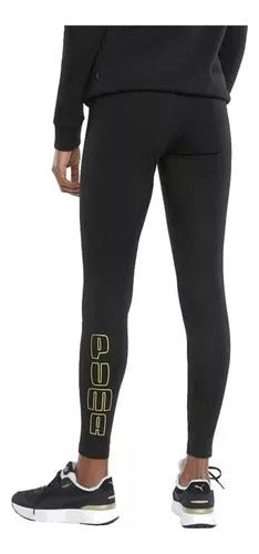 Leggings Puma Holiday 58955201 Comodo Original. Negro Lisa Xs