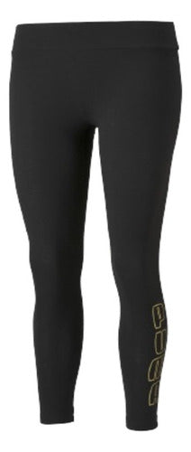 Leggings Puma Holiday 58955201 Comodo Original. Negro Lisa Xs