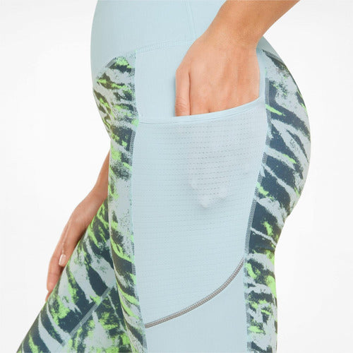 Leggings Puma Run 5k Graphic 52139420 Original Moda Agua Rayas Xs