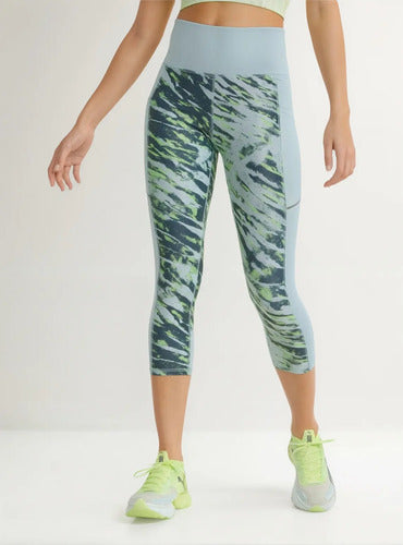 Leggings Puma Run 5k Graphic 52139420 Original Moda Agua Rayas Xs