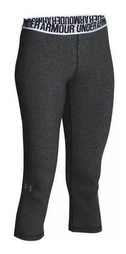Leggings Licra Under Armour Favorite Capri Solid Negro Origi Negro Xch