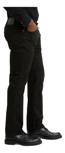 Pantalón Levis® 514 Slim Straight Caballero 005140730 Moda Negro Lisa 33-30