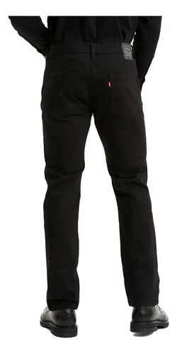 Pantalón Levis® 514 Slim Straight Caballero 005140730 Moda Negro Lisa 33-30