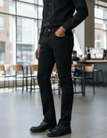 Pantalón Levis® 514 Slim Straight Caballero 005140730 Moda Negro Lisa 33-30