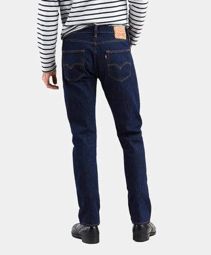 Pantalón Levis® 501 Fit Original Caballero 005010115 Moderno Azul Oscuro Liso 32-32