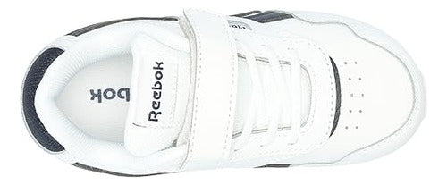 Tenis Reebok  Royal Glide 1v Infantil 100074612 Clásicos Blanco Lisa 12 Mx