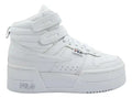 Tenis Fila F-14 Lifted Dama 5fm01873125 Moda Urbana Blanco Lisa 24.5 Mx