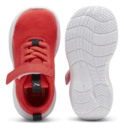 Tenis Puma Rickie Runner Ac Infantil 39493408 Icónicos Rojo Lisa 11 Mx