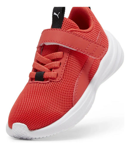 Tenis Puma Rickie Runner Ac Infantil 39493408 Icónicos Rojo Lisa 11 Mx