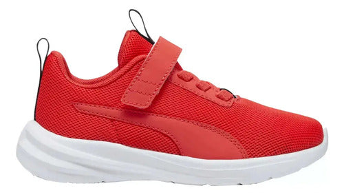 Tenis Puma Rickie Runner Ac Infantil 39493408 Icónicos Rojo Lisa 11 Mx