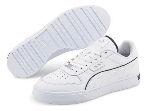 Tenis Puma Caven Dime Caballero 38495306 El Más Buscado Blanco Lisa 28.5 Mx