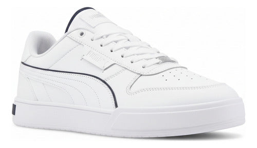 Tenis Puma Caven Dime Caballero 38495306 El Más Buscado Blanco Lisa 28.5 Mx