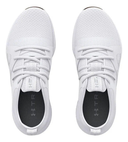 Tenis Under Armour Charged Breathe Lc Tr Dama 3025058102 Blanco Lisa 24.5 Mx