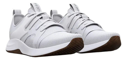 Tenis Under Armour Charged Breathe Lc Tr Dama 3025058102 Blanco Lisa 24.5 Mx