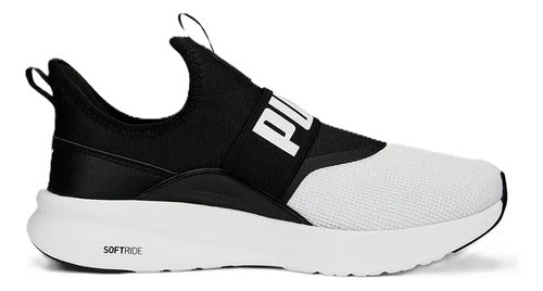 Tenis Puma Softride Enzo Evo Slip On Unisex Orig Negro/blanco