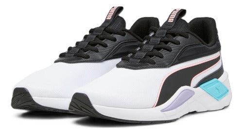 Tenis Puma Lex Dama 37621114 Diseño Moderno Y Confortable Multicolor Lisa 24.5 Mx