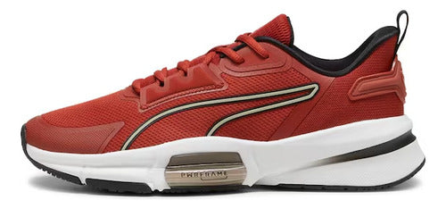 Tenis Puma Pwrframe Tr 3 Caballero 37948211 Estilo Clásico Bordó Lisa 27.5 Mx