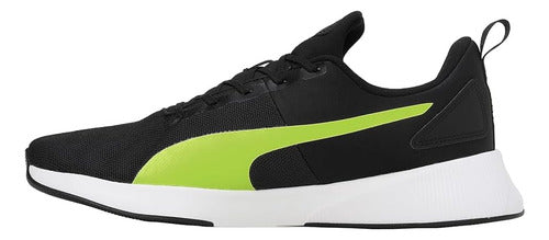 Tenis Puma Flyer Runner Mesh Caballero 19534314 Rendimiento Negro/verde Limón Lisa 28 Mx