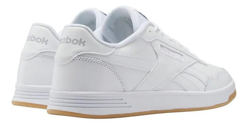 Tenis Reebok Court Advance Unisex 100010616 En Tendencia Blanco Lisa 25 Mx
