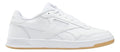 Tenis Reebok Court Advance Unisex 100010616 En Tendencia Blanco Lisa 23 Mx