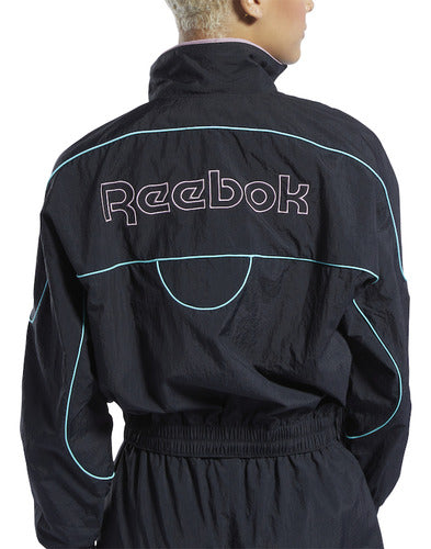 Chamarra Reebok Cl Heritage Coverup Dama Hg1176 En Tendencia Negro Xs Lisa