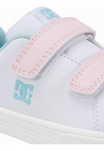 Tenis Dc Shoes Notch Sn V Mx  Shoe Xwbn Niña Adgs100094xwbn Blanco Lisa 18 Mx