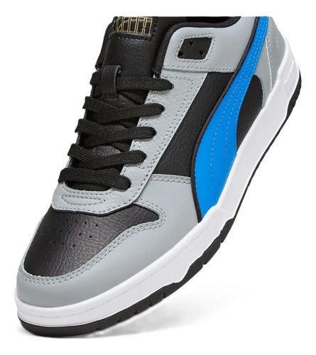 Tenis Tipo Bota Puma Rbd Game Low Unisex 38637325 Casual Negro/gris Lisa 30 Mx