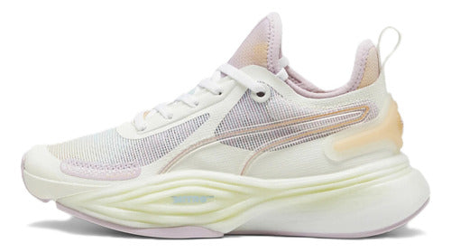 Tenis Puma Pwr Nitro Squared Wns Summer Dama 37956602 Orig Beige/rosa Lisa 23.5 Mx