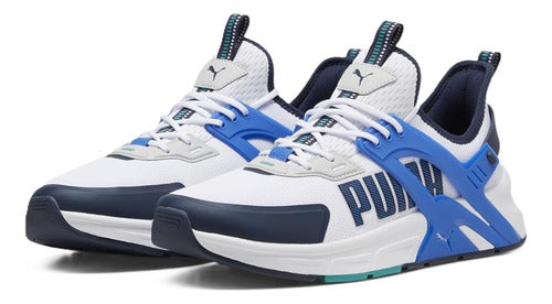 Tenis Puma Pacer Unisex 39524004 Gym Trainning Original Blanco Lisa 30 Mx