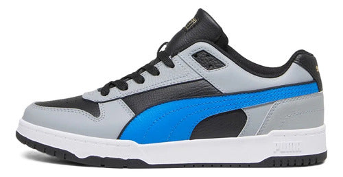 Tenis Tipo Bota Puma Rbd Game Low Unisex 38637325 Casual Negro/gris Lisa 28.5 Mx