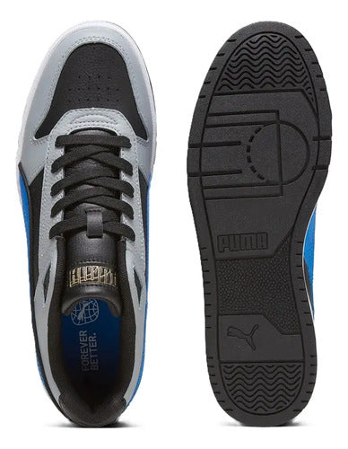 Tenis Tipo Bota Puma Rbd Game Low Unisex 38637325 Casual Negro/gris Lisa 28.5 Mx