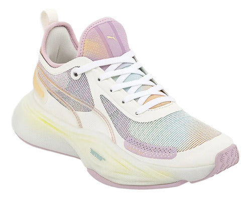Tenis Puma Pwr Nitro Squared Wns Summer Dama 37956602 Orig Beige/rosa Lisa 23 Mx