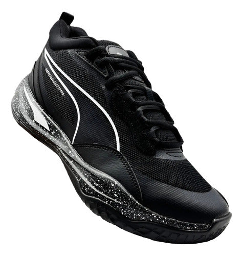 Tenis Puma Playmaker Pro Splatter Caballero Confortable Orig Negro Lisa 26 Mx