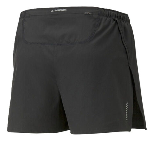 Short Puma Run Ultraweave Split Short Dama 52339801 Original Negro Lisa Xl