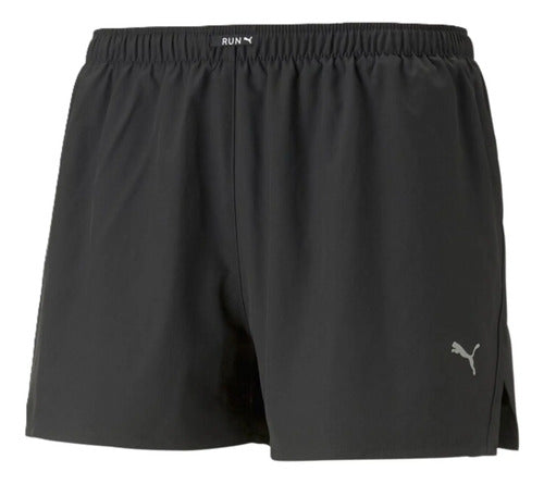 Short Puma Run Ultraweave Split Short Dama 52339801 Original Negro Lisa Xl
