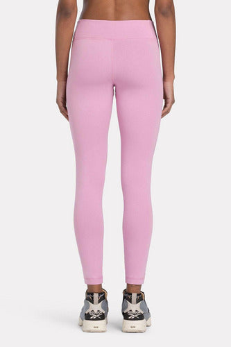 Licra Reebok Ri Sl Cotton Legging Dama 100076040 Cómodo Rosa Lisa S