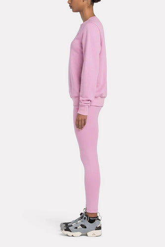 Licra Reebok Ri Sl Cotton Legging Dama 100076040 Cómodo Rosa Lisa S
