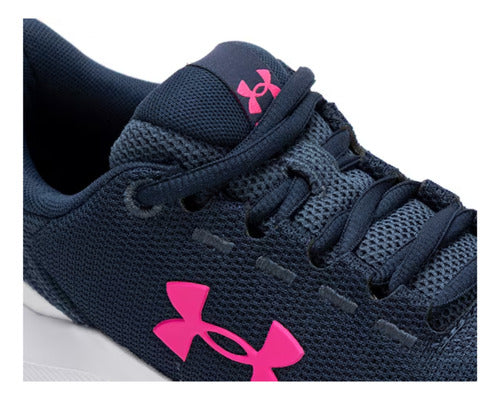Tenis Under Armour Phade Rn 3 Dama 3028259044 Ultra Cómodo Versátil Original Azul Marino Lisa 22.5 Mx