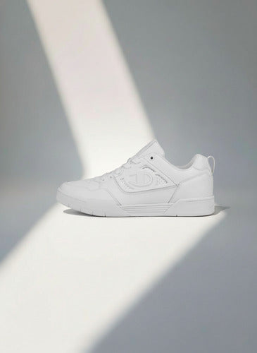 Tenis Champion 5 On 5 Lo Caballero Ca102110m Casual Moda Blanco Lisa 26 Mx