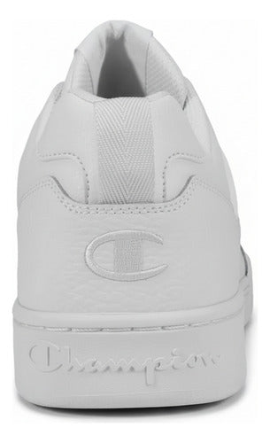 Tenis Champion 5 On 5 Lo Caballero Ca102110m Casual Moda Blanco Lisa 26 Mx