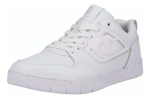 Tenis Champion 5 On 5 Lo Caballero Ca102110m Casual Moda Blanco Lisa 26 Mx