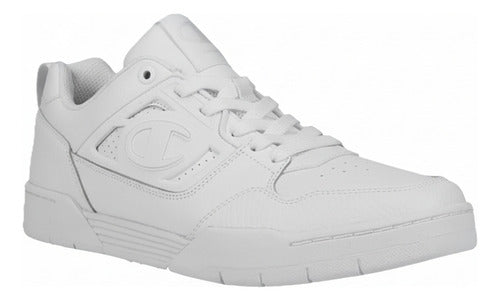 Tenis Champion 5 On 5 Lo Caballero Ca102110m Casual Moda Blanco Lisa 26 Mx