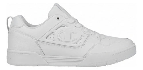 Tenis Champion 5 On 5 Lo Caballero Ca102110m Casual Moda Blanco Lisa 26 Mx