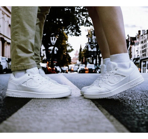 Tenis Champion 5 On 5 Lo Caballero Ca102110m Casual Moda Blanco Lisa 26 Mx