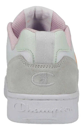 Tenis Champion 5 On 5 Lo Dama Ca102144w Casual Moderno Original Blanco Lisa 26 Mx