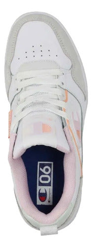 Tenis Champion 5 On 5 Lo Dama Ca102144w Casual Moderno Original Blanco Lisa 26 Mx